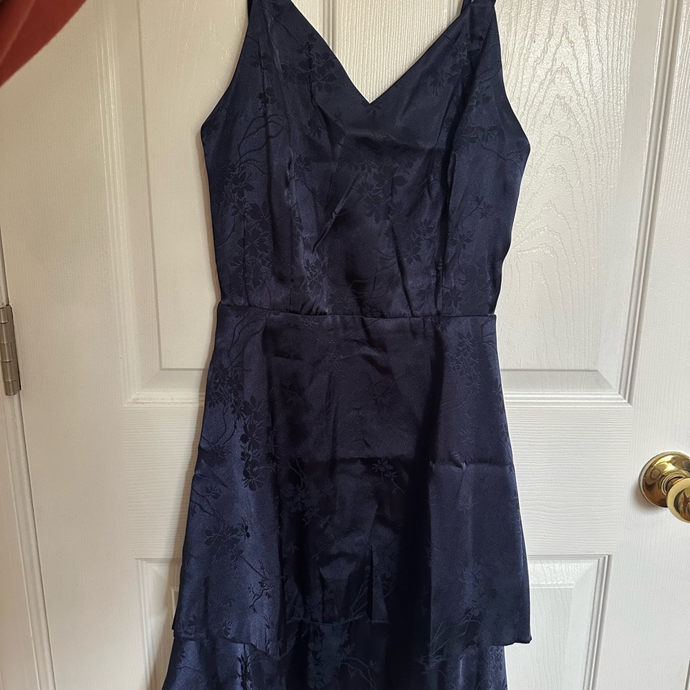 Elegant Navy Blue Dress